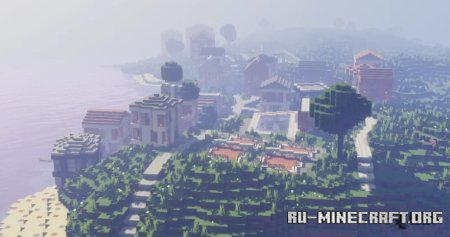  Modern Village City V2 by Wh1t3E  Minecraft