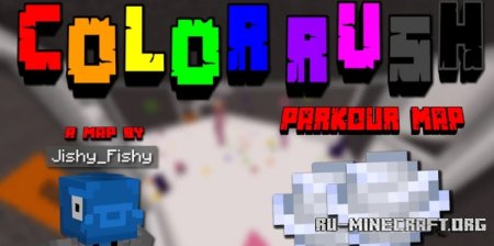  Color Rush - A Wind Charge Parkour  Minecraft