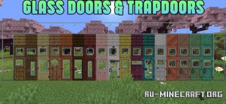  Glass Doors & Trapdoors  Minecraft 1.21.7