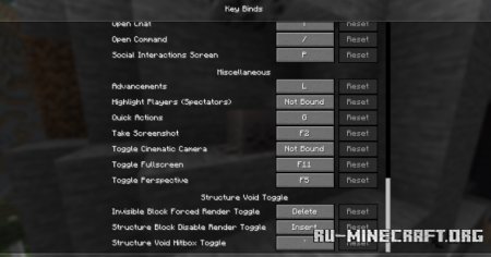  Structure Void Toggle  Minecraft 1.21.7