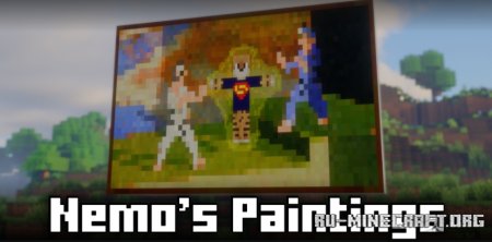 Скачать Nemo’s Paintings для Minecraft 1.21.3