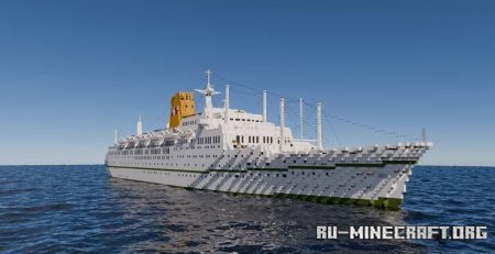  RMS EMPRESS OF CANADA (1960) - The White Empress  Minecraft