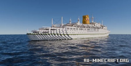  RMS EMPRESS OF CANADA (1960) - The White Empress  Minecraft