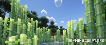Скачать Undopia 3D Sugar Cane для Minecraft 1.21.7