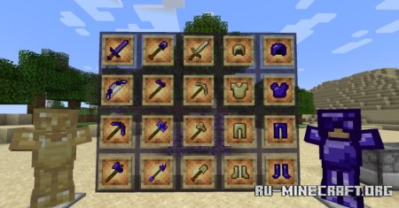  Tanzanite Ore And Hammers  Minecraft 1.20.4