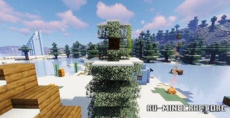  Snowy Leaves  Minecraft 1.21.7