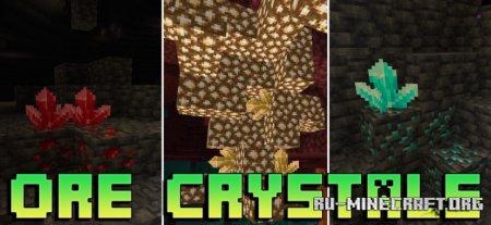 Скачать Ore Crystals для Minecraft 1.21.6