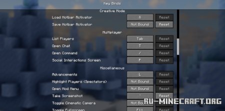  Key Bindings Keeper  Minecraft 1.21.5
