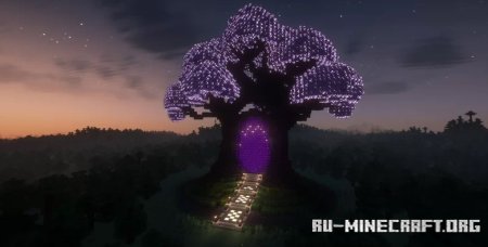  Amethyst Tree Portal V08  Minecraft