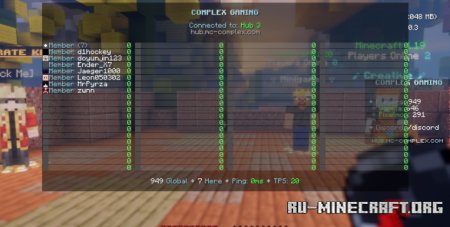  Tab Ping  Minecraft 1.21.1