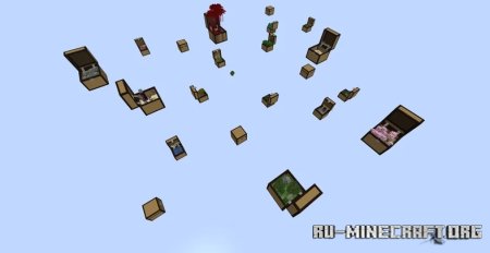  Chest Skyblock - Skyblock Challenge World  Minecraft