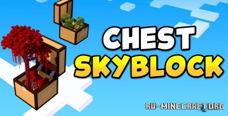  Chest Skyblock - Skyblock Challenge World  Minecraft