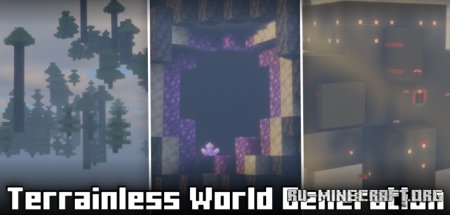  Terrainless World Generation  Minecraft 1.21.4