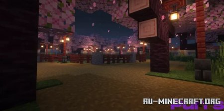  Cherry garden by Foxy Builds  Minecraft