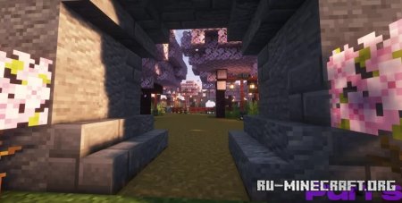  Cherry garden by Foxy Builds  Minecraft