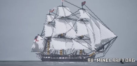  Royal Navy HMS Trincomalee - Sailing Frigate  Minecraft