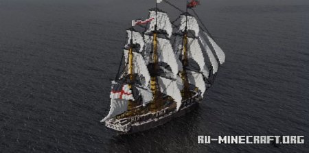  Royal Navy HMS Trincomalee - Sailing Frigate  Minecraft