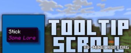  Tooltip Scroll  Minecraft 1.21.8