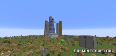  Seawatt Villager City  Minecraft