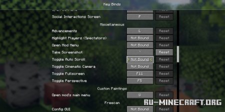  Auto Scroll  Minecraft 1.21.7