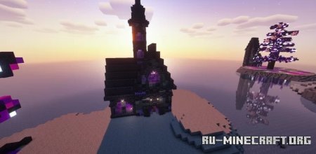  Dark & Purple Themed House  Minecraft