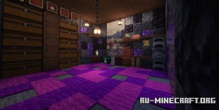  Dark & Purple Themed House  Minecraft