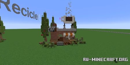 Coffee Shop house for the city  Minecraft