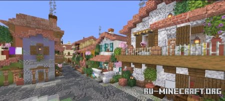  Mediterranean Style Houses V.1  Minecraft