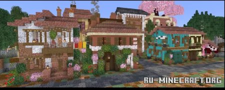  Mediterranean Style Houses V.1  Minecraft