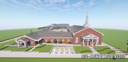  First Baptist Church Hallsville  Minecraft