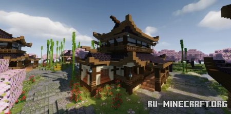  Cherry Village by Blocktoper  Minecraft