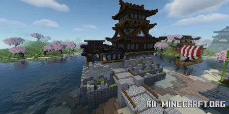  Cherry Village by Blocktoper  Minecraft