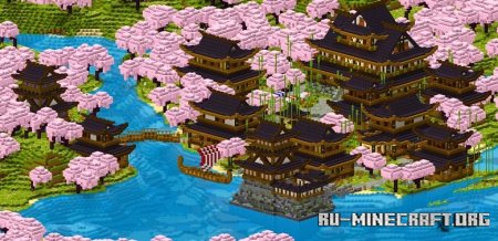  Cherry Village by Blocktoper  Minecraft
