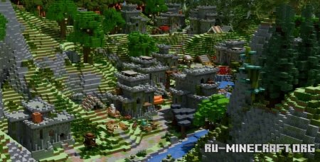  Mubon, earth tribe town  Minecraft