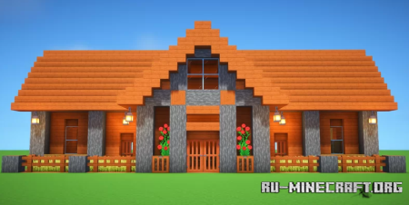  Starter House, Acacia Build  Minecraft