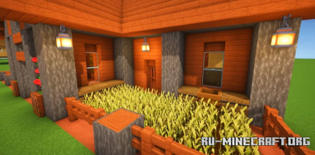  Starter House, Acacia Build  Minecraft