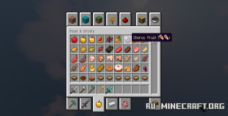  Visible Amount Food  Minecraft 1.21.8