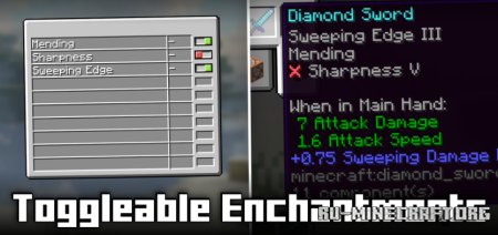  Toggleable Enchantments  Minecraft 1.21.5