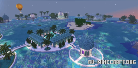  Fantasy Colonnade and Fountain by CobaltCurious  Minecraft