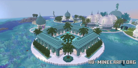  Fantasy Colonnade and Fountain by CobaltCurious  Minecraft