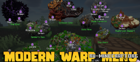  Modern Warp Menu  Minecraft 1.21.8