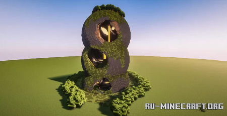  Massive Overgrown Vertical Cavern Tower  Minecraft