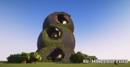  Massive Overgrown Vertical Cavern Tower  Minecraft
