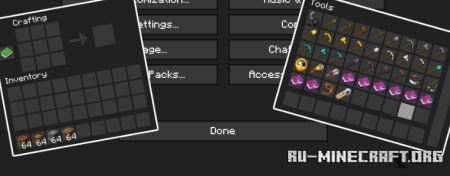 Dark Modern GUIs  Minecraft 1.21.8