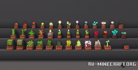  Fresh Flower Pots  Minecraft 1.21.8