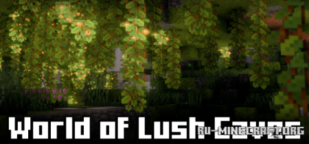  World of Lush Caves  Minecraft 1.21.4