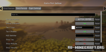  Elytra Pitch  Minecraft 1.21.8