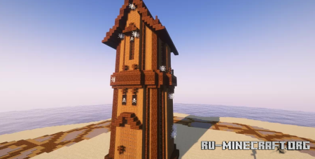  Pirate Watchtower Lighthouse Outpost  Minecraft