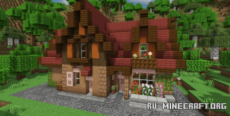  Small Cosy Flower Shop  Minecraft