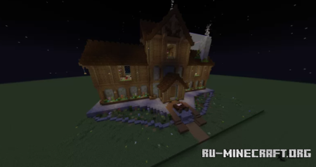  BigMedievalMansion  Minecraft